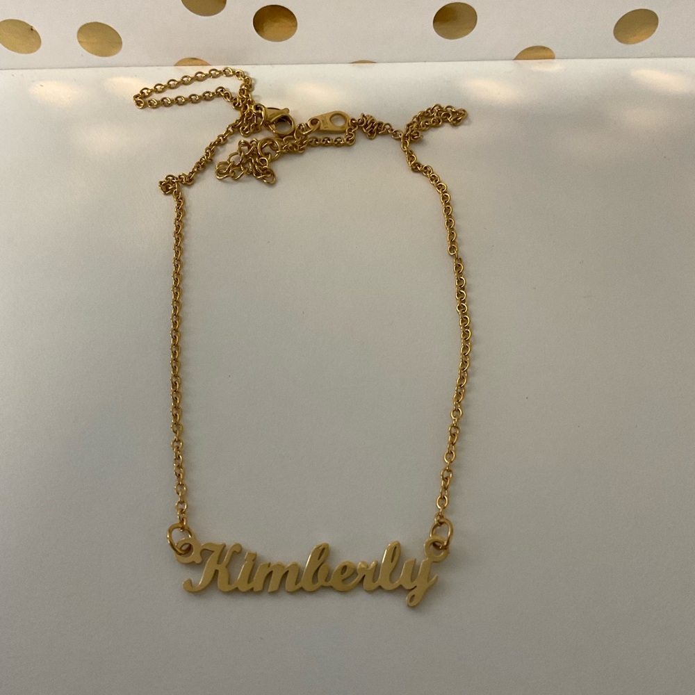 18K Gold Plated Kimberly Necklace